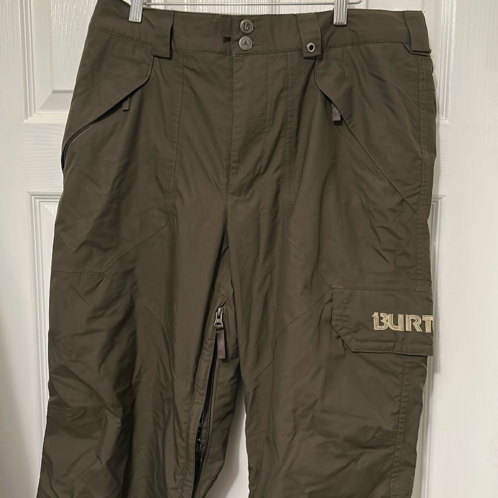 Burton snowboard pants green dryride men’s large